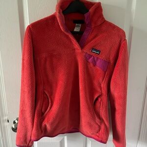 Patagonia women re-tool snap pull over size M